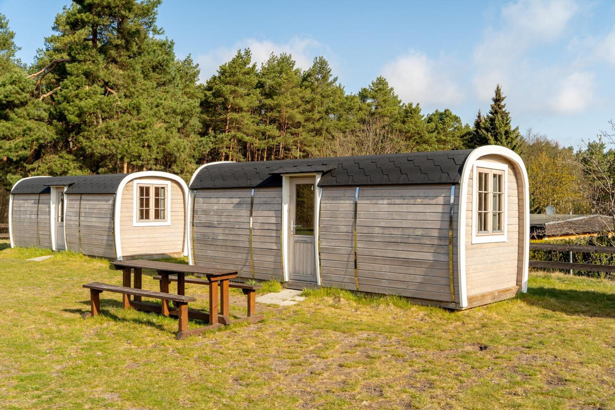 Naturcamping Lueneburger Heide - Chalets & Tiny Haeuser Soltau Exteriör bild